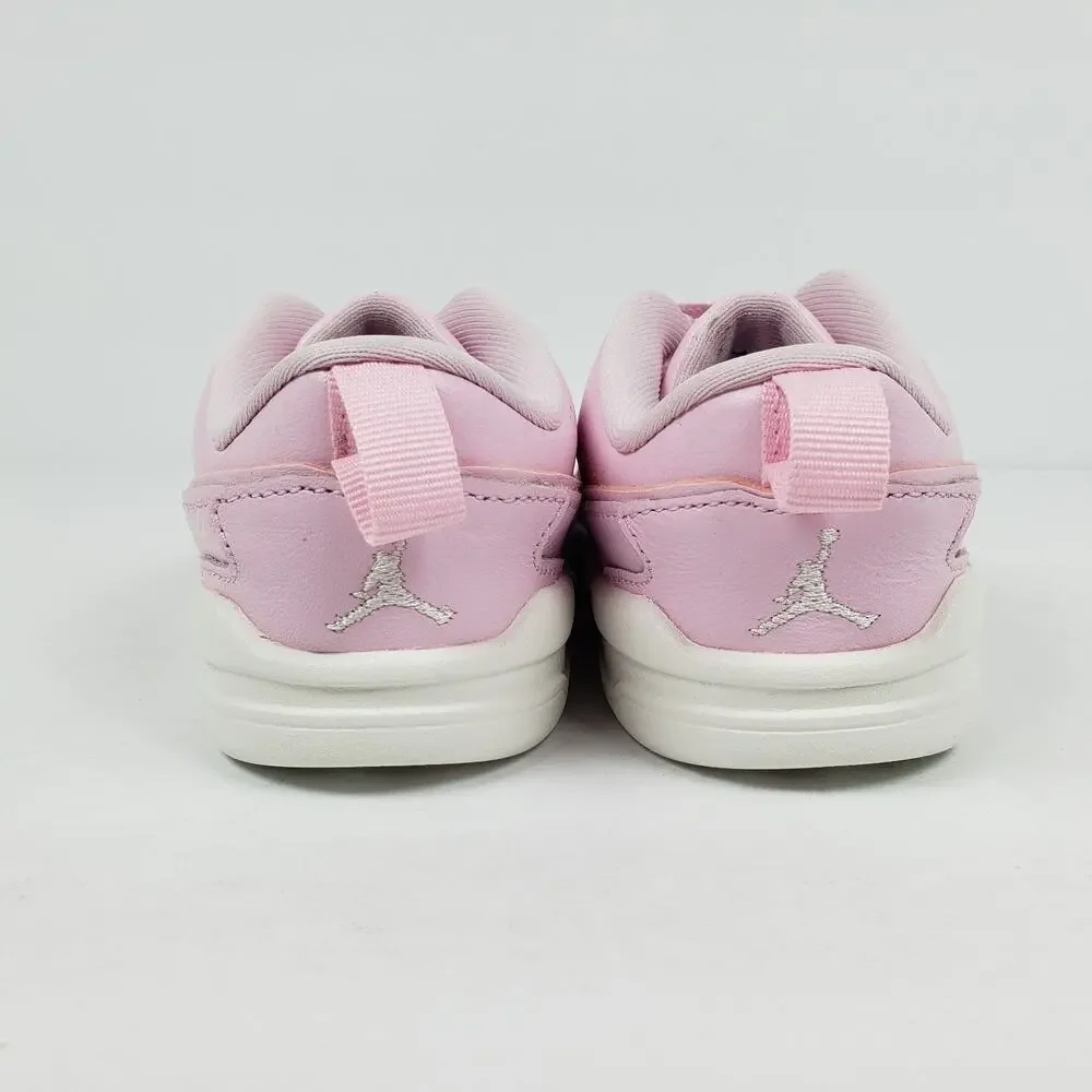 Nike Air Jordan Flight Court Toddler Girls Size 9c Pink Foam Sail Muslin Shoes